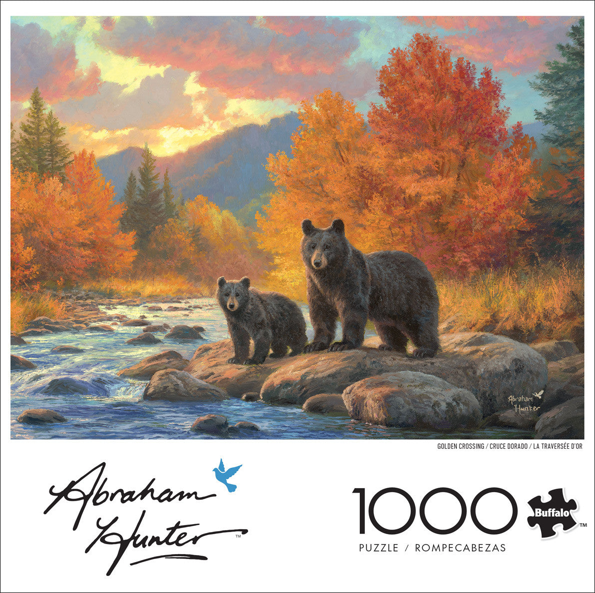 buffalo-games-hunter-golden-crossing-puzzle-1000-teile image 2