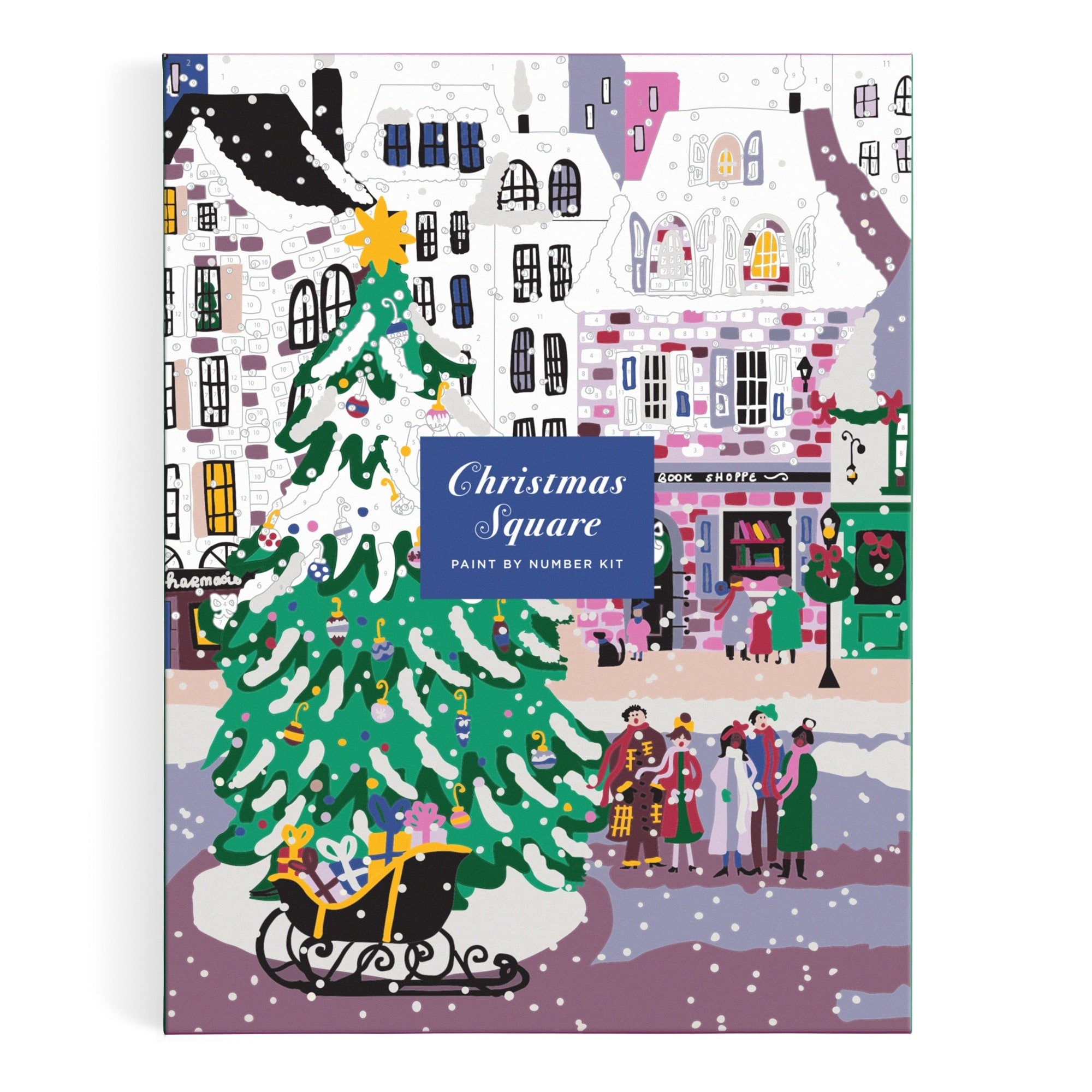 galison-joy-laforme-christmas-malen-nach-zahlen-set-23x30-cm image 2