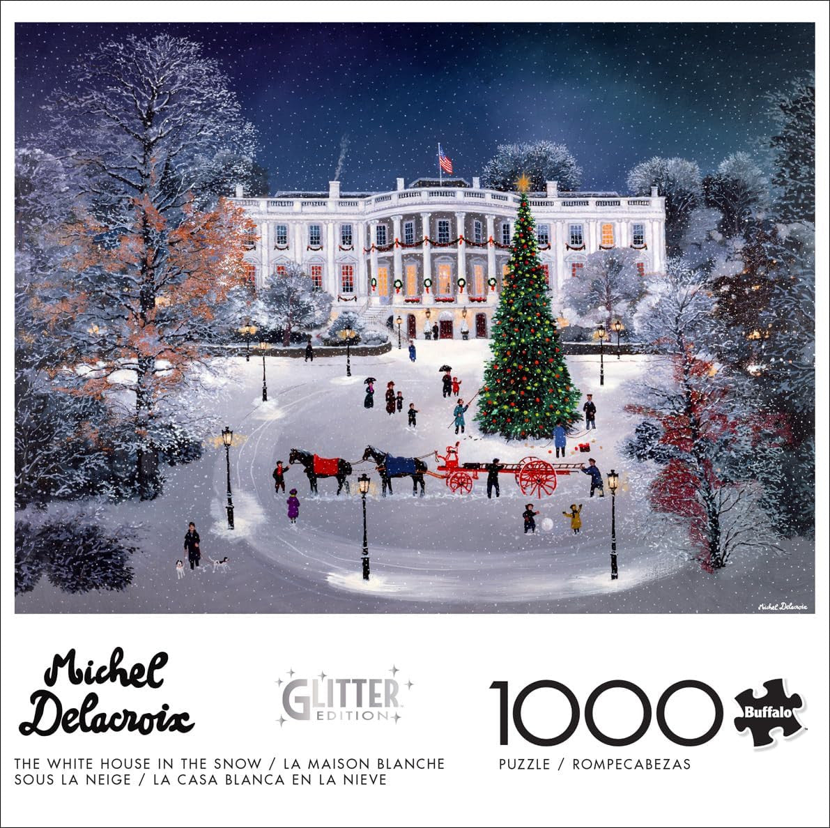 buffalo-games-white-house-snow-puzzle-1000-teile-winter image 5