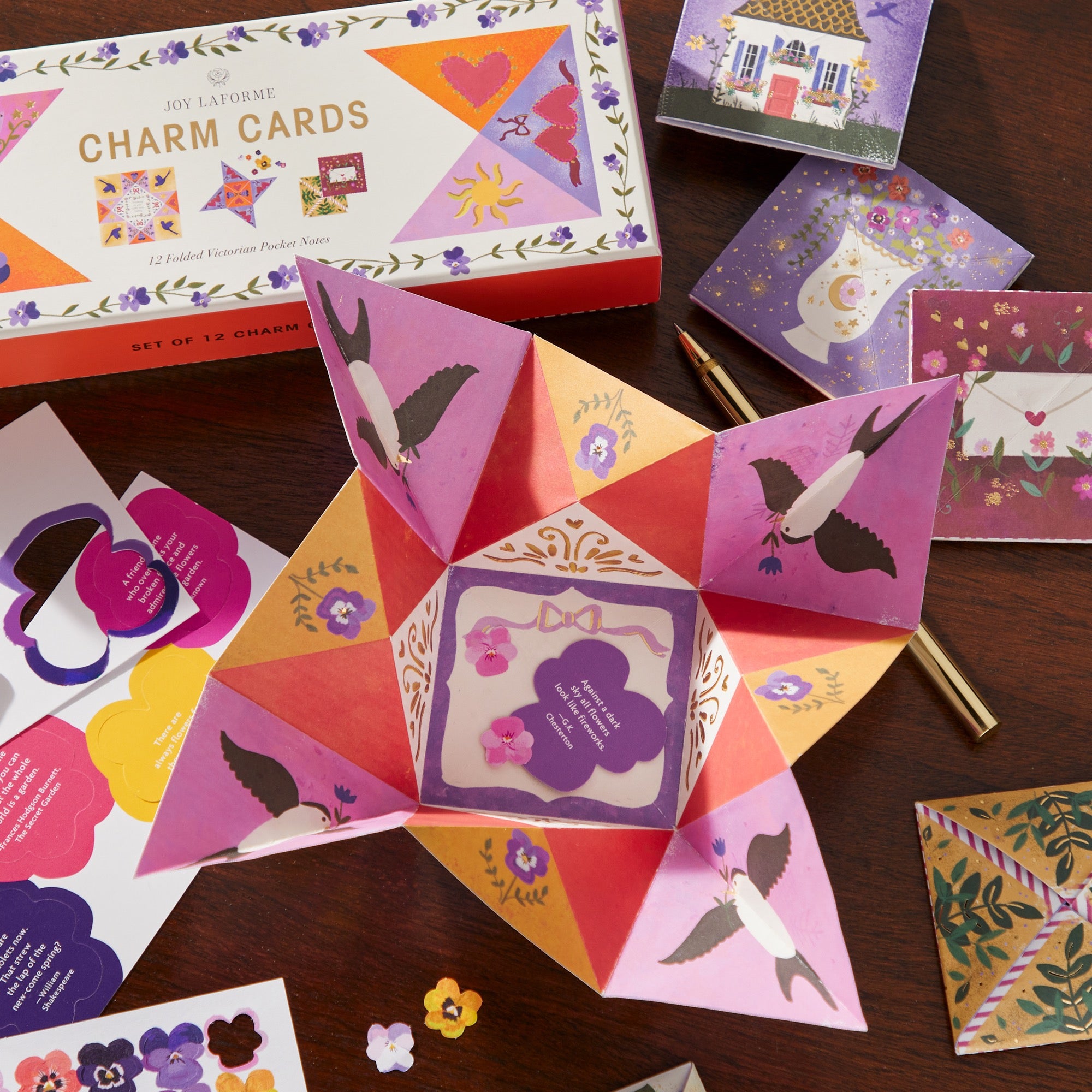 galison-joy-laforme-charm-cards-notizkarten-12er-box image 3