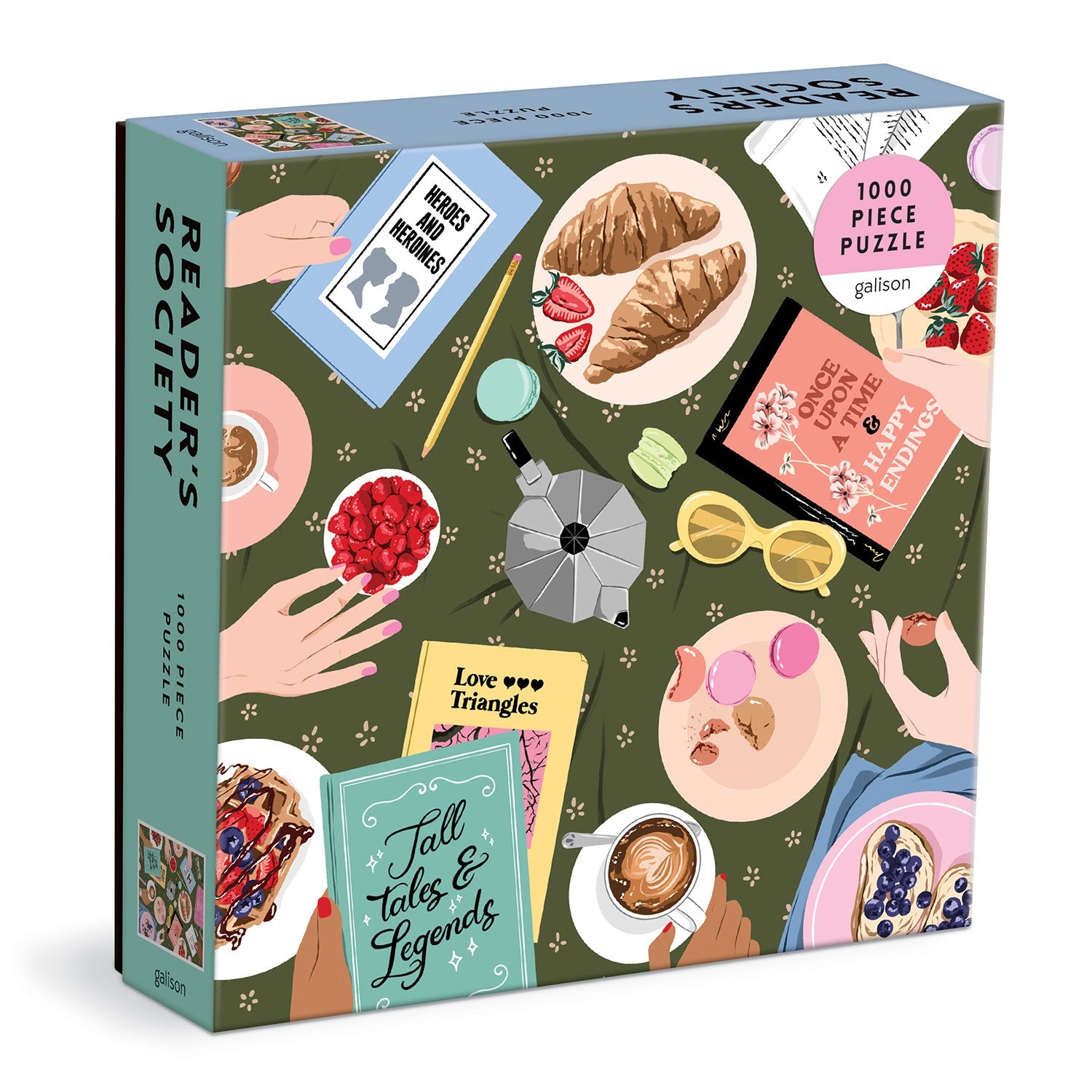 galison-reader-s-society-puzzle-1000-teile-b-cher image 1