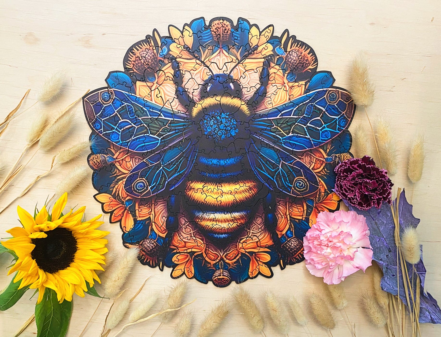 milliwood-peace-and-harmony-abundance-holzpuzzle-206-teile image 3
