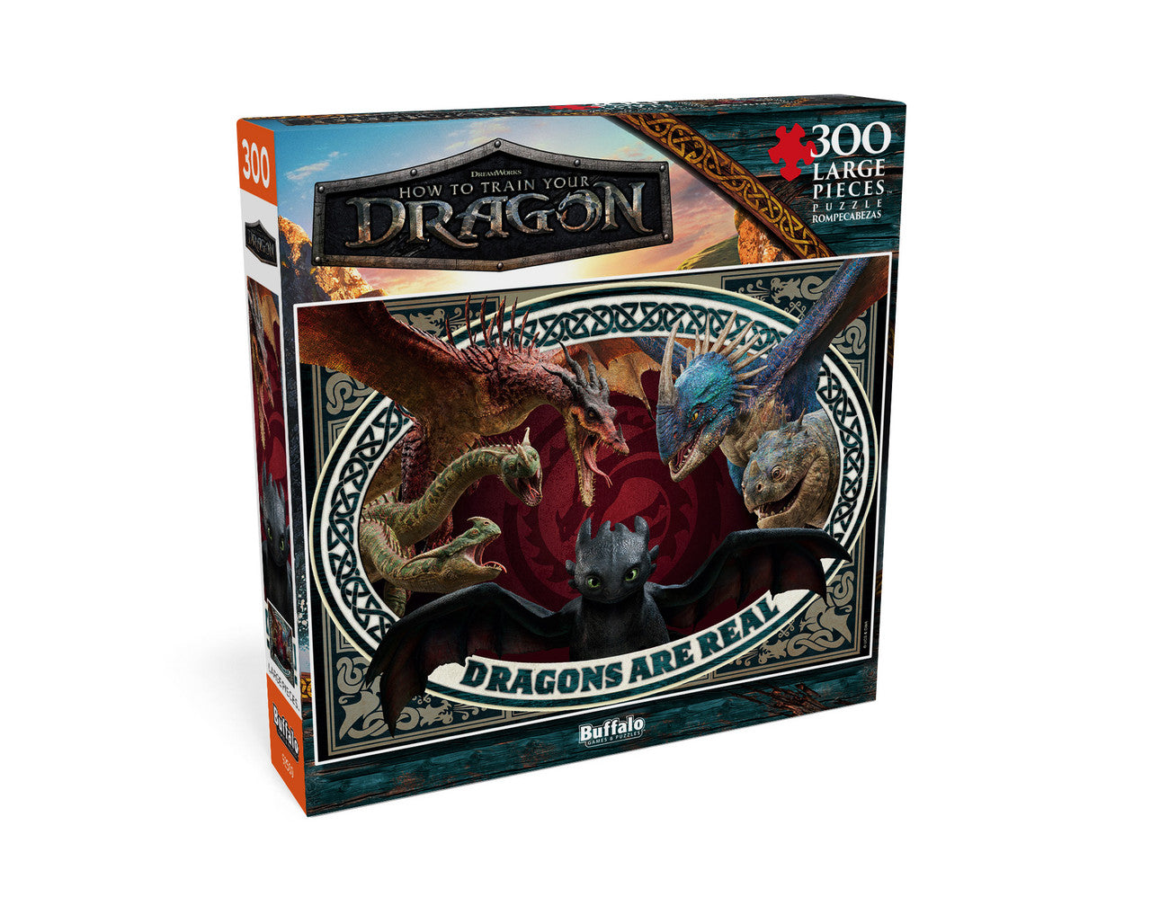 buffalo-games-dragons-are-real-puzzle-300-teile-grosse-teile-drachen image 4