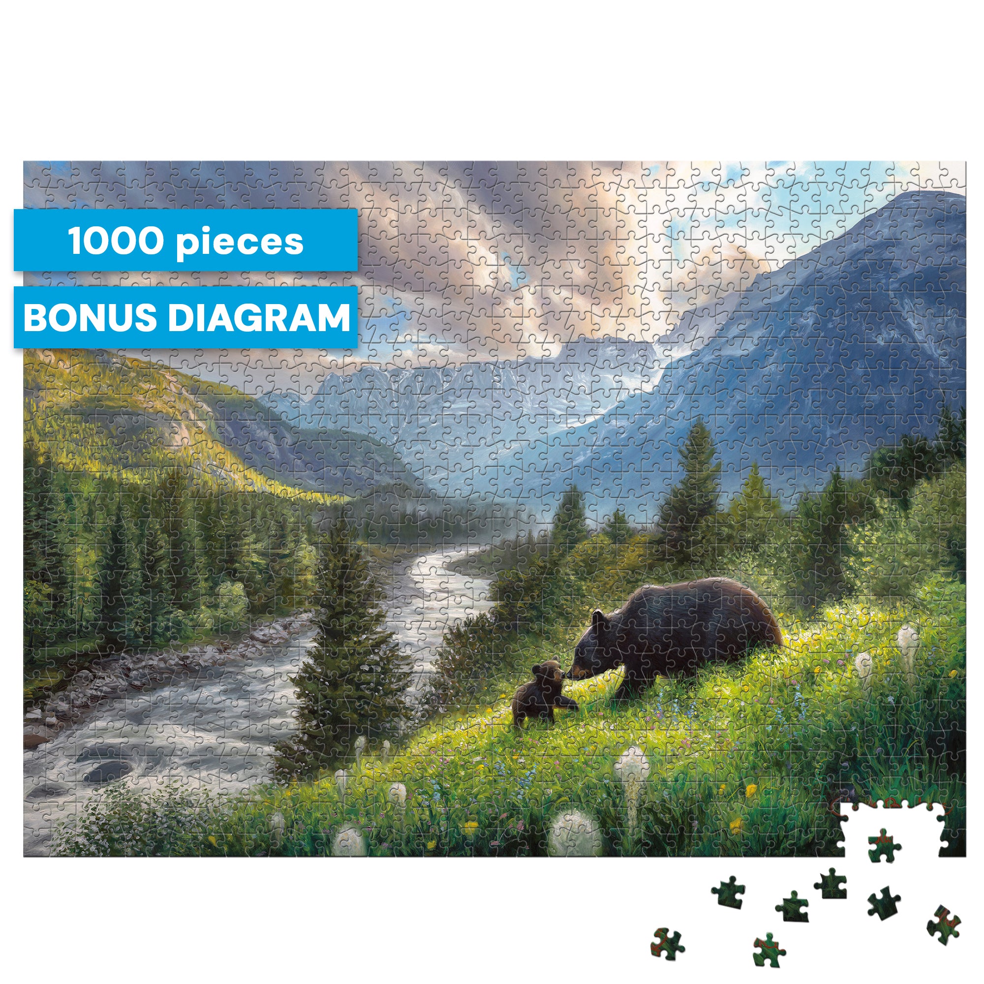 buffalo-games-charles-black-mountain-momma-puzzle-1000-teile image 3