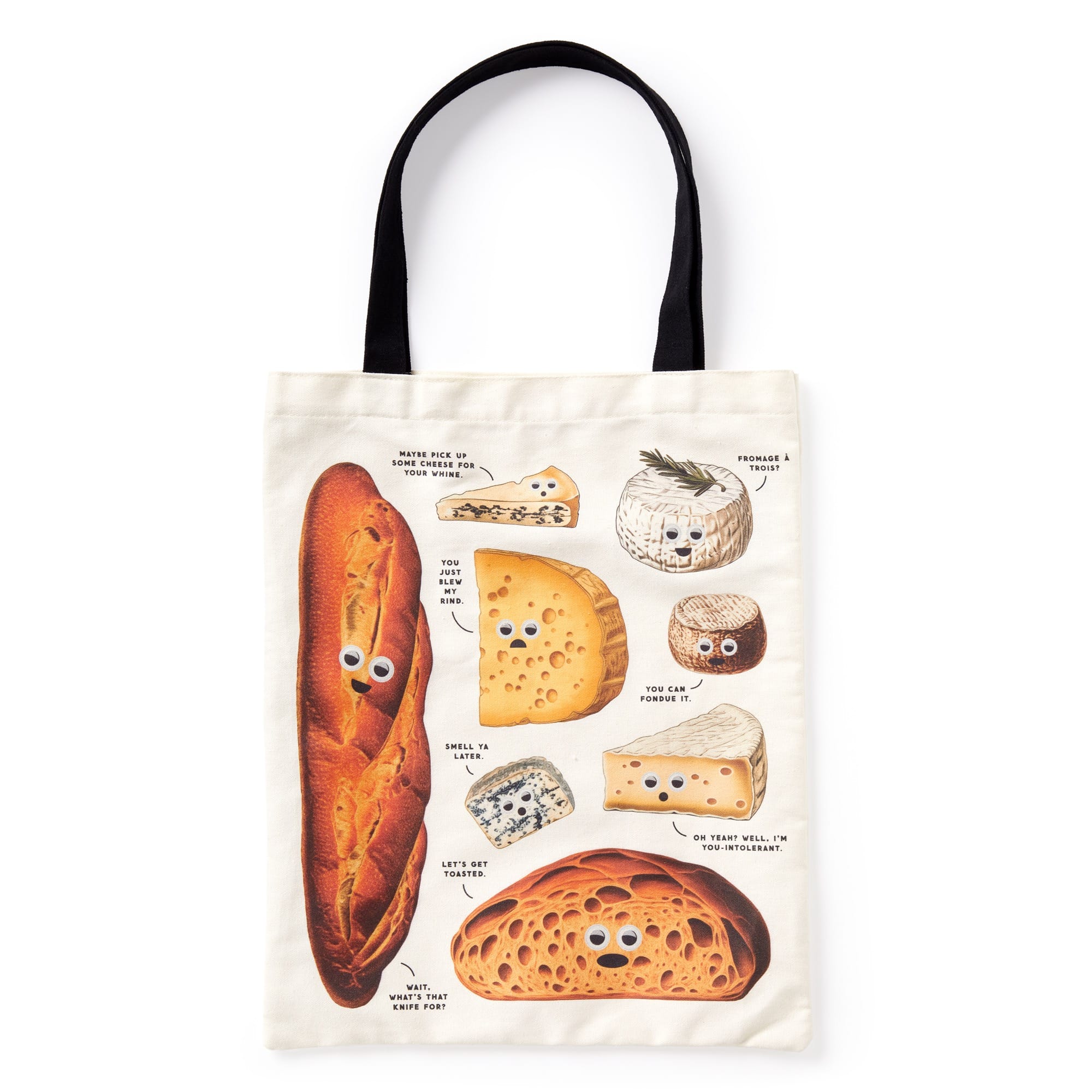 galison-googly-food-tote-bag-canvas-baumwolle-38x43-cm image 1