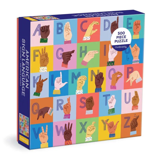 galison-asl-alphabet-500-teile-familienpuzzle-geb-rdensprache image 1