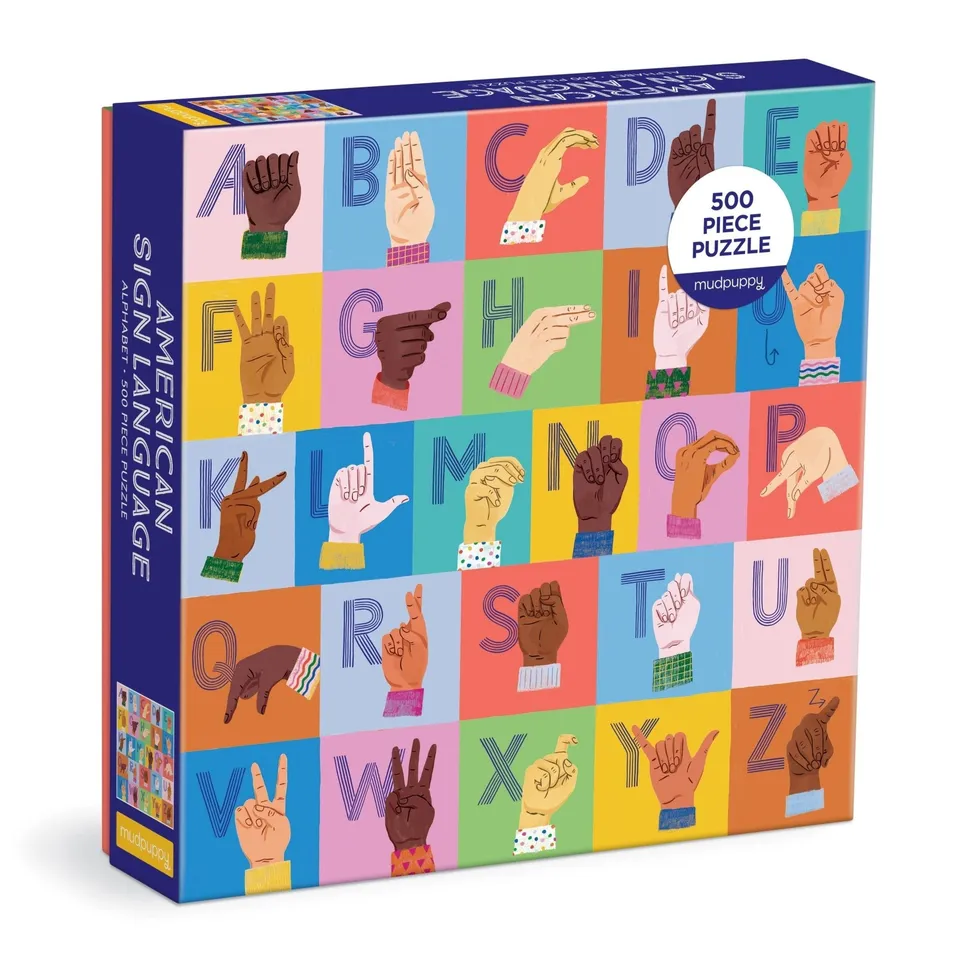 galison-asl-alphabet-500-teile-familienpuzzle-geb-rdensprache image 1