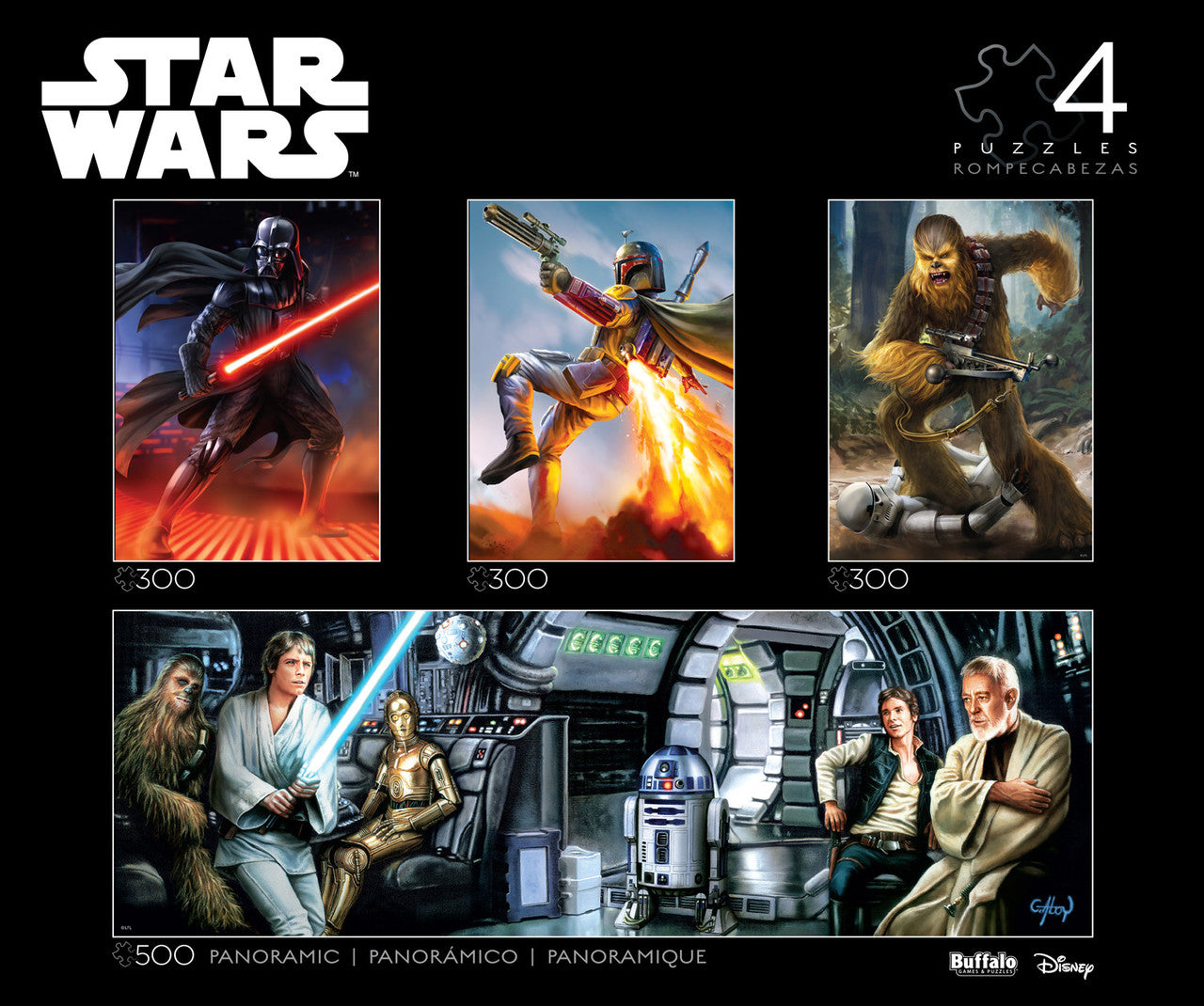 buffalo-games-star-wars-multipack-puzzle-set-1400-teile image 1