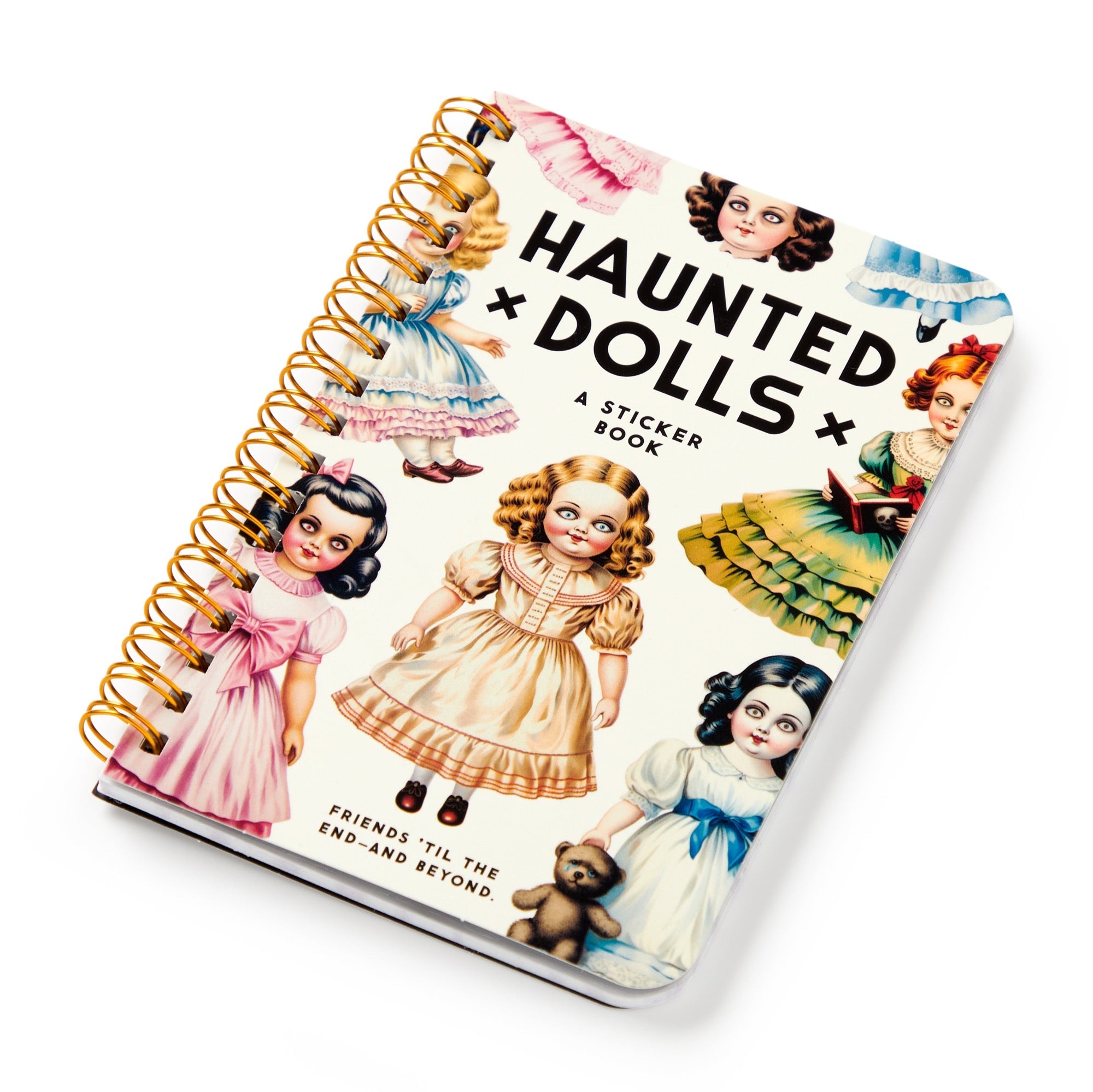 galison-haunted-dolls-stickerbuch-aufkleber-grusel image 2