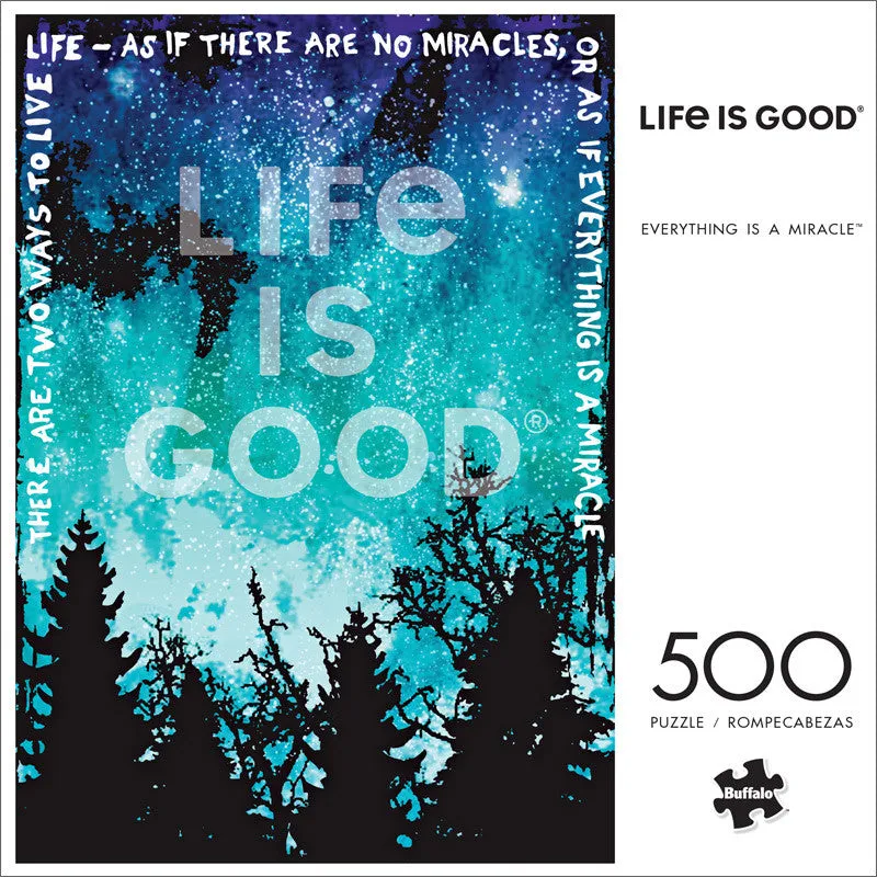 buffalo-games-life-is-good-everything-is-a-miracle-500-teile-puzzle image 1