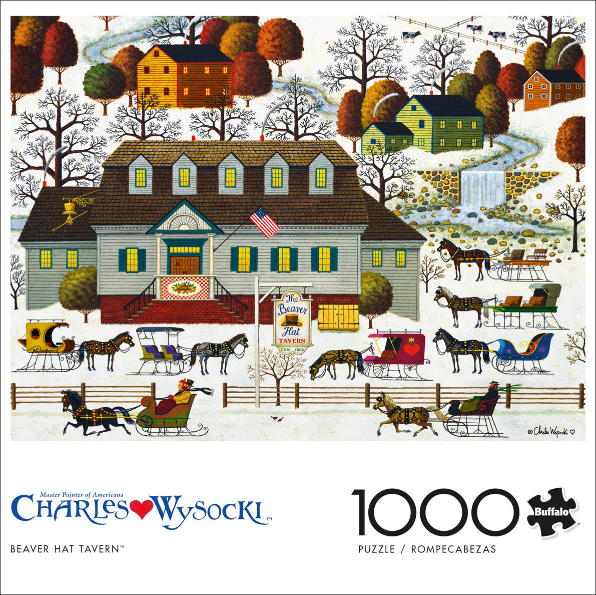 buffalo-games-charles-wysocki-beaver-hat-tavern-puzzle-1000-teile image 3
