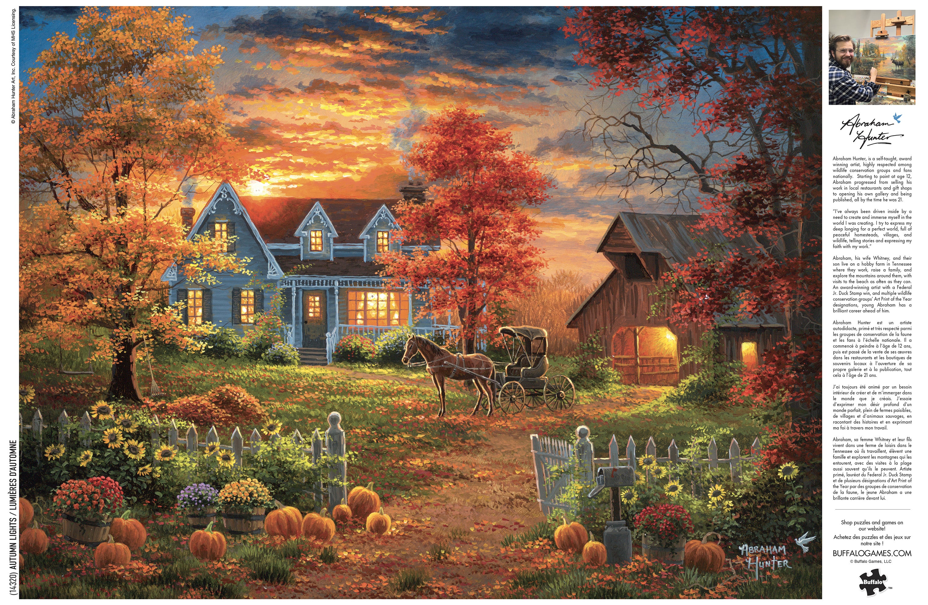 buffalo-games-abraham-hunter-autumn-lights-1000-teile-puzzle image 6