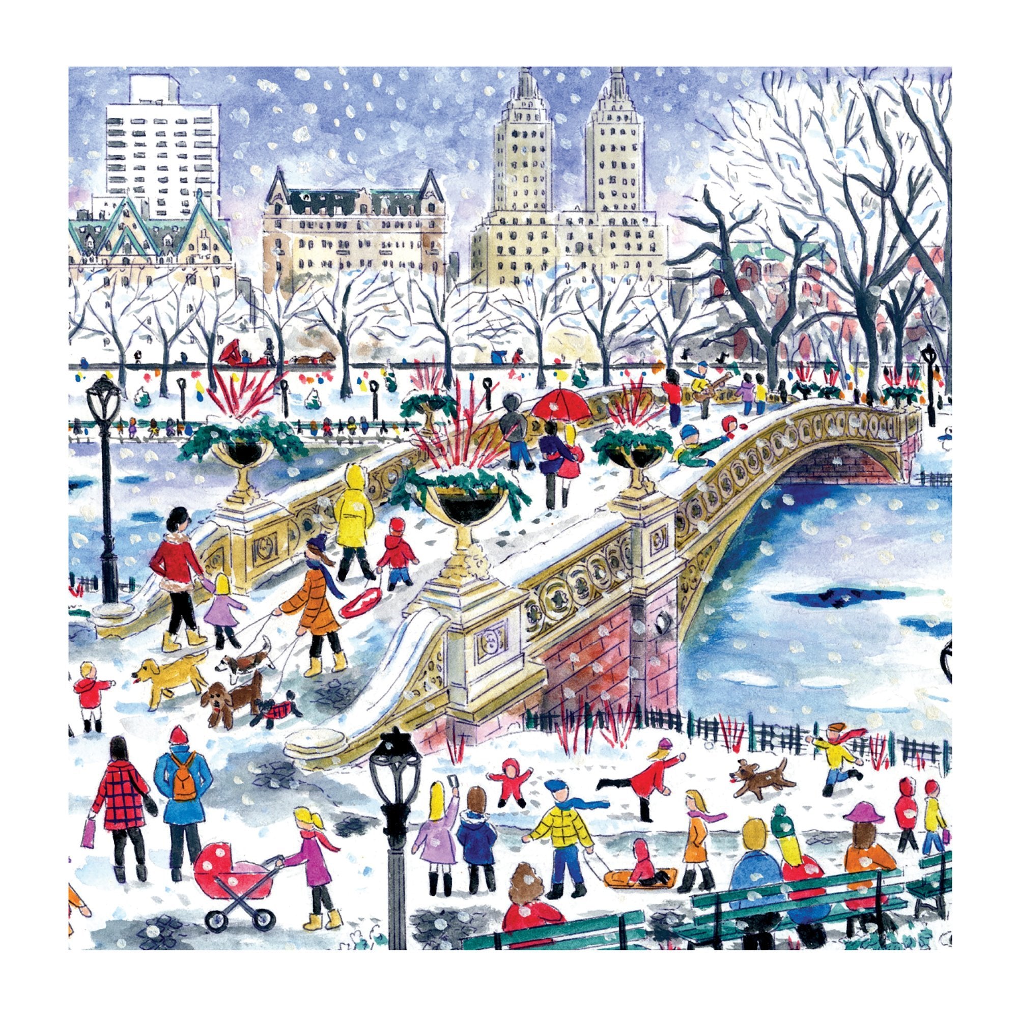 galison-bow-bridge-central-park-puzzle-500-teile-winter image 3