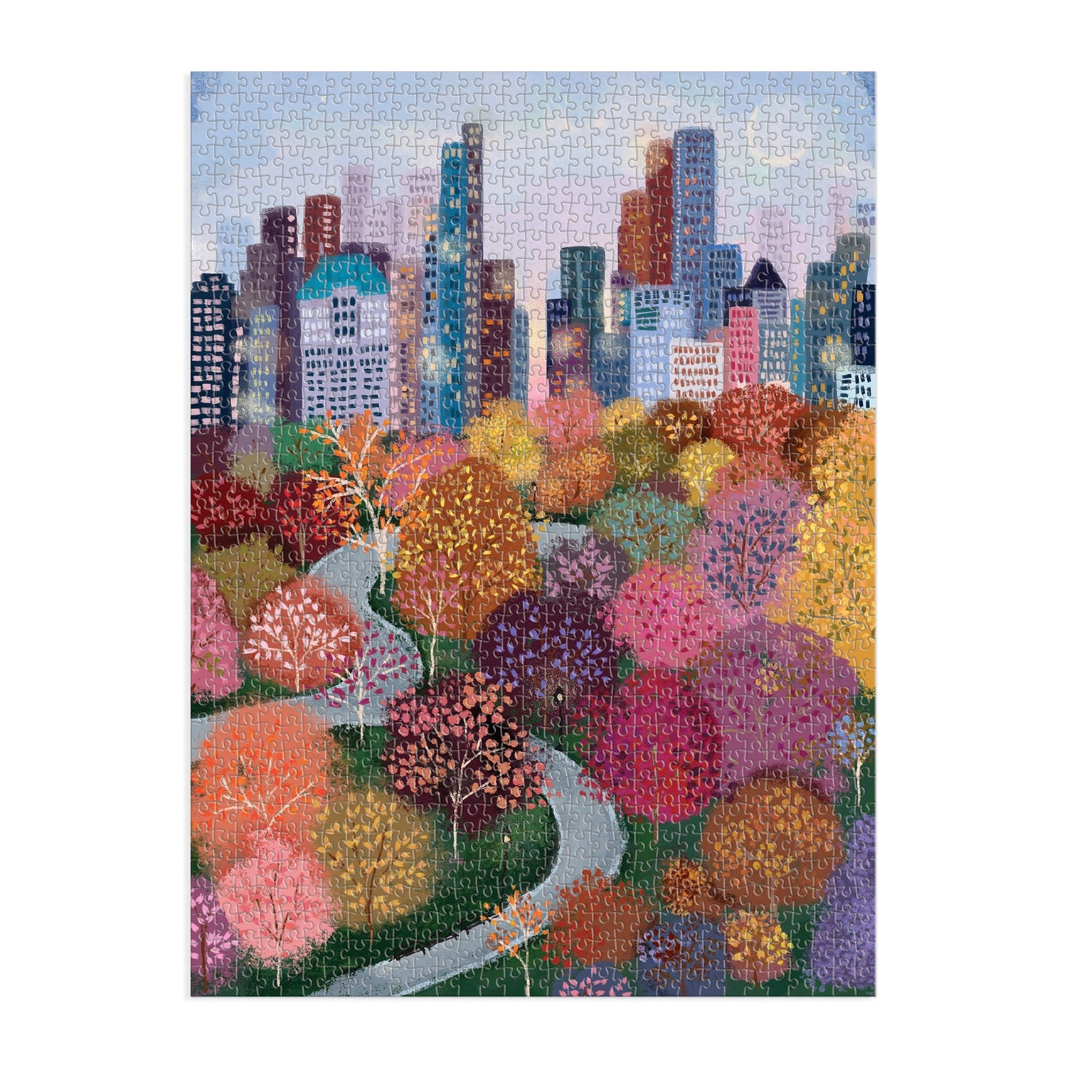 galison-parkside-view-1000-teile-jigsaw-puzzle-stadtpark image 4