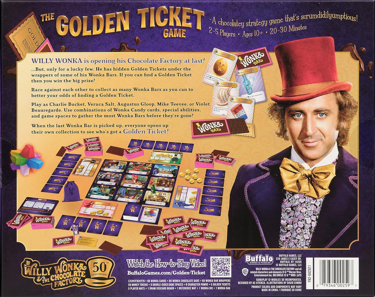 buffalo-games-willy-wonka-golden-ticket-brettspiel-familie image 2