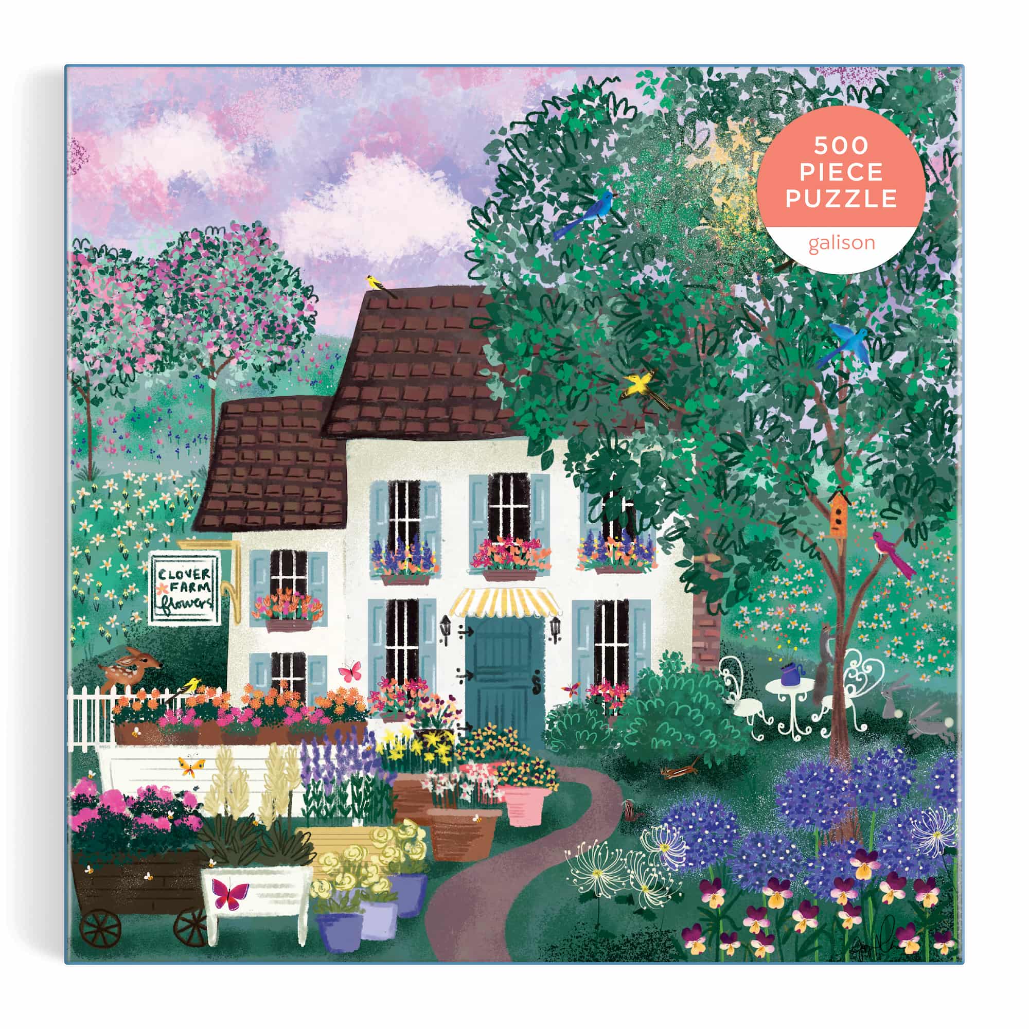 galison-joy-laforme-garden-path-puzzle-500-teile-garten image 2