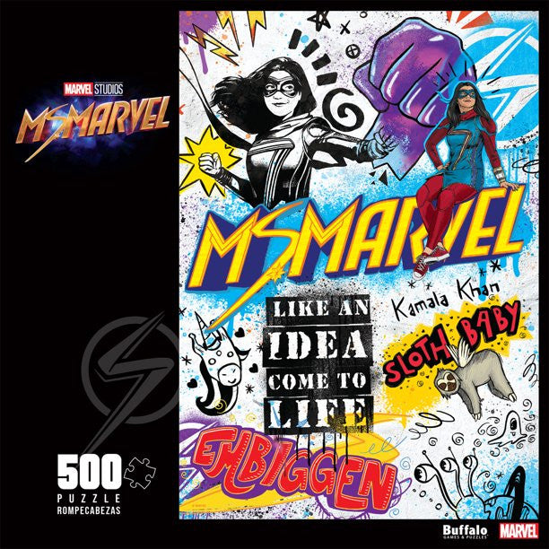 buffalo-games-marvel-ms-marvel-500-teile-puzzle-embiggen image 1