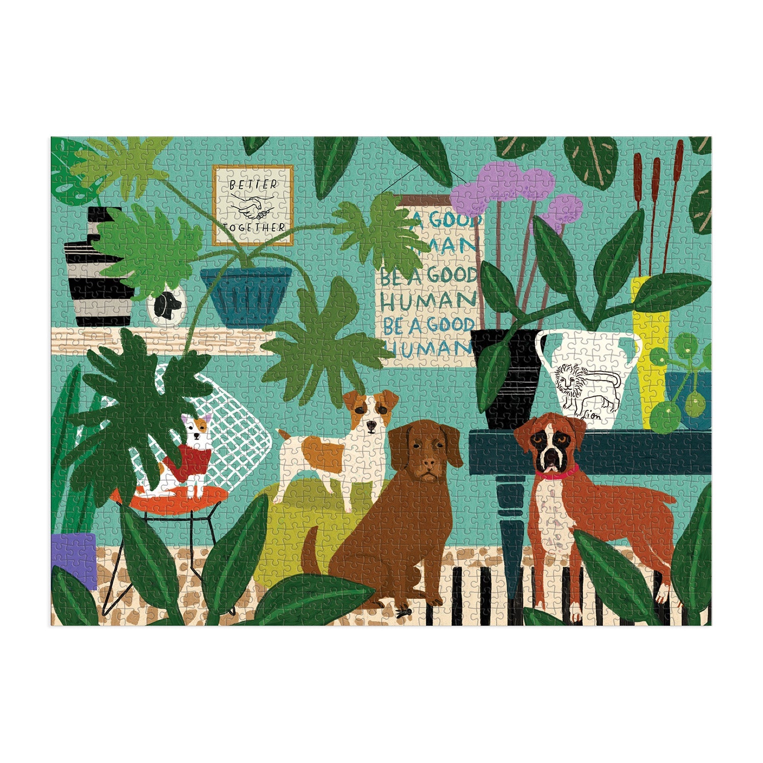 galison-better-together-1000-teile-puzzle-hunde image 2