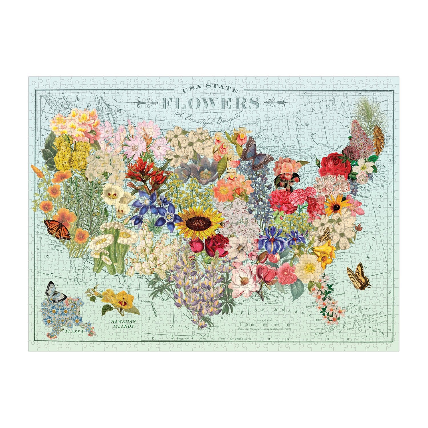 galison-usa-state-flowers-puzzle-1000-teile-wendy-gold image 3