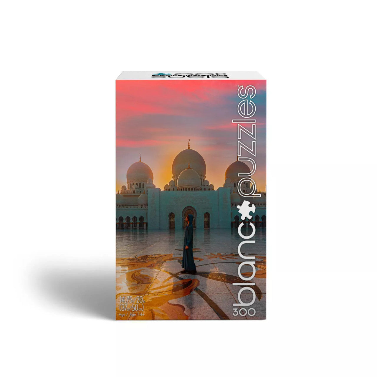buffalo-games-blanc-sunset-abu-dhabi-mosque-puzzle-300-teile-sonnenuntergang image 6