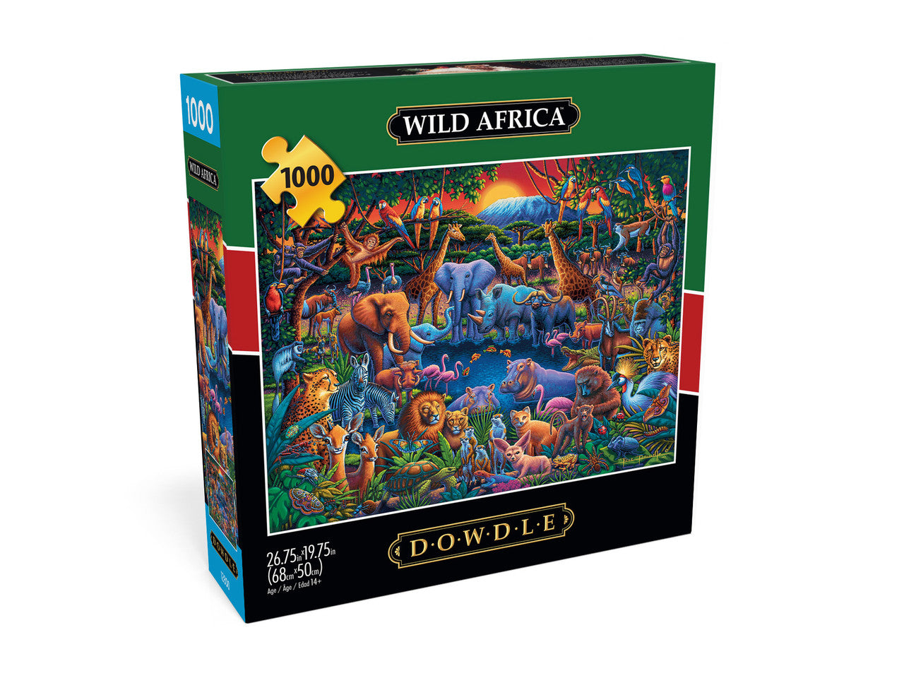 buffalo-games-eric-dowdle-wild-africa-puzzle-1000-teile-safari image 3