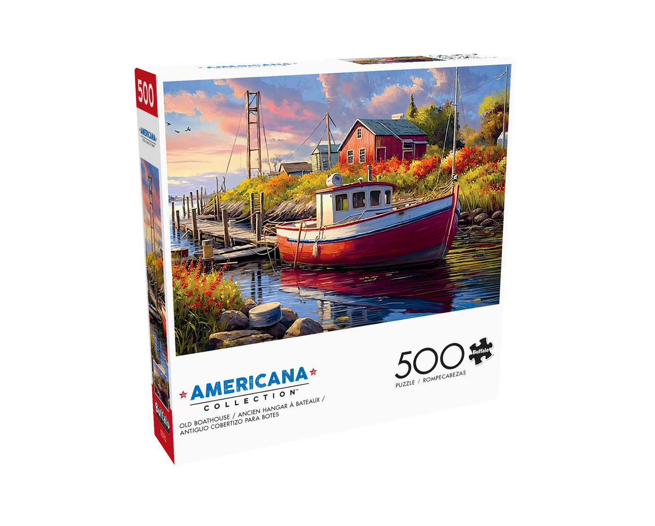 buffalo-games-americana-old-boathouse-puzzle-500-teile-bootshaus image 4