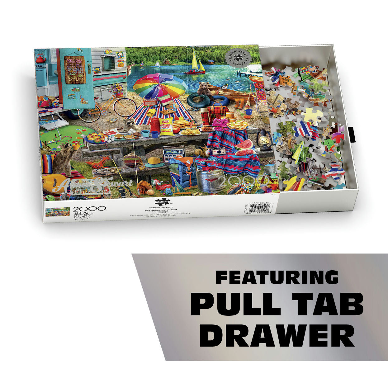 buffalo-games-silver-select-campsite-puzzle-2000-teile image 6