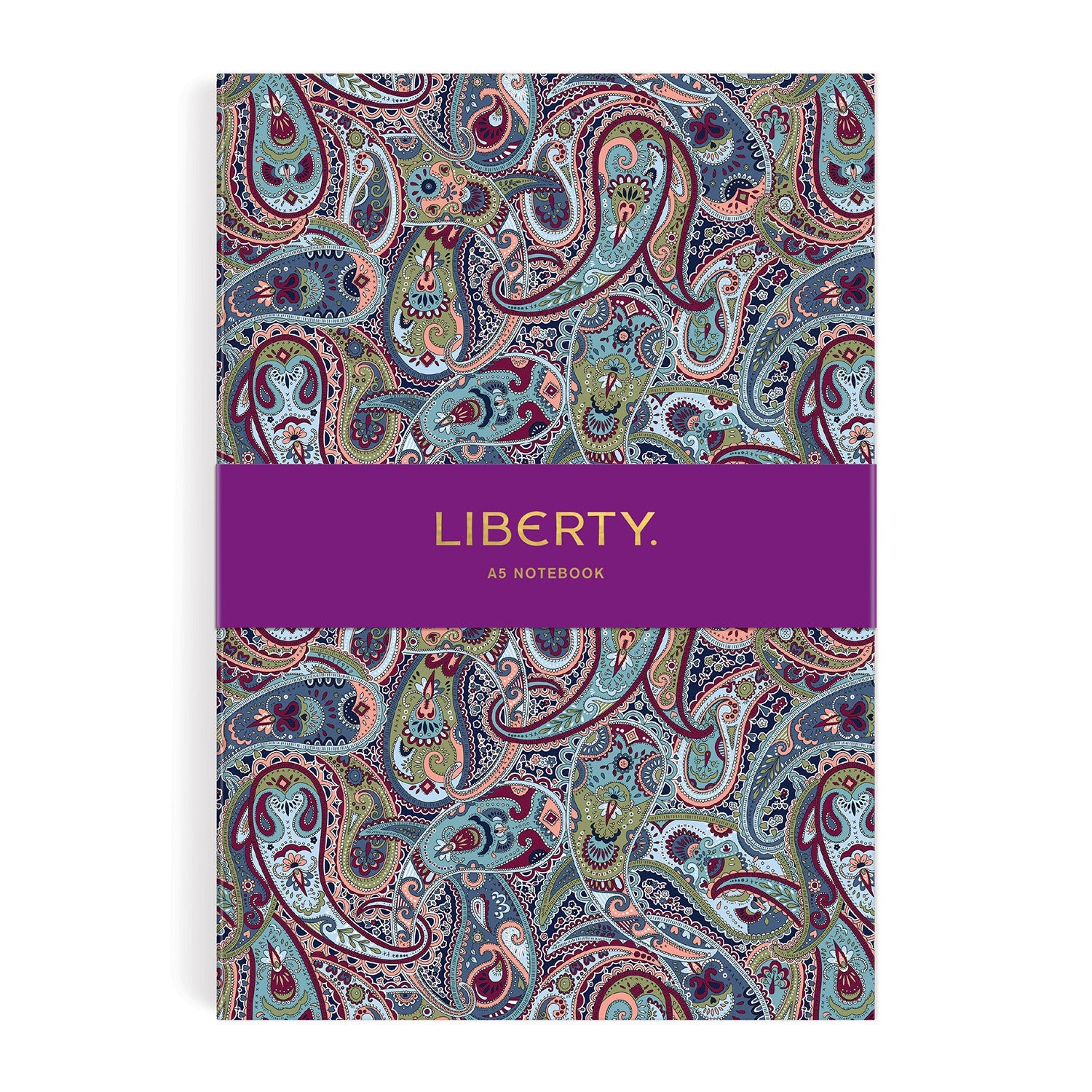 galison-liberty-paisley-a5-notizbuch-liniert-vegan image 1
