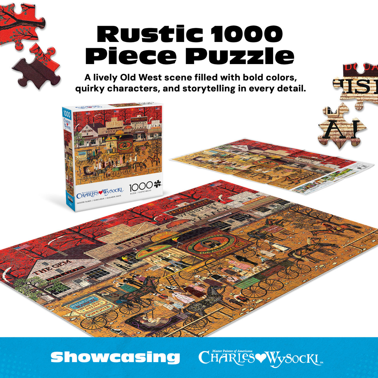 buffalo-games-charles-wysocki-smooth-talker-puzzle-1000-teile image 6