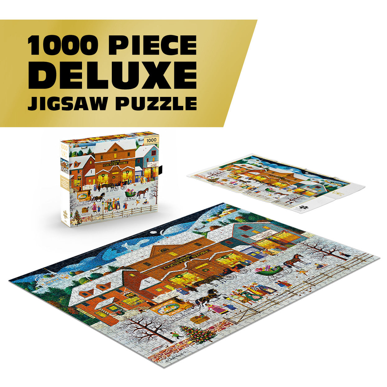 buffalo-games-wysocki-cauldwell-s-country-store-puzzle-1000-teile-winter image 6