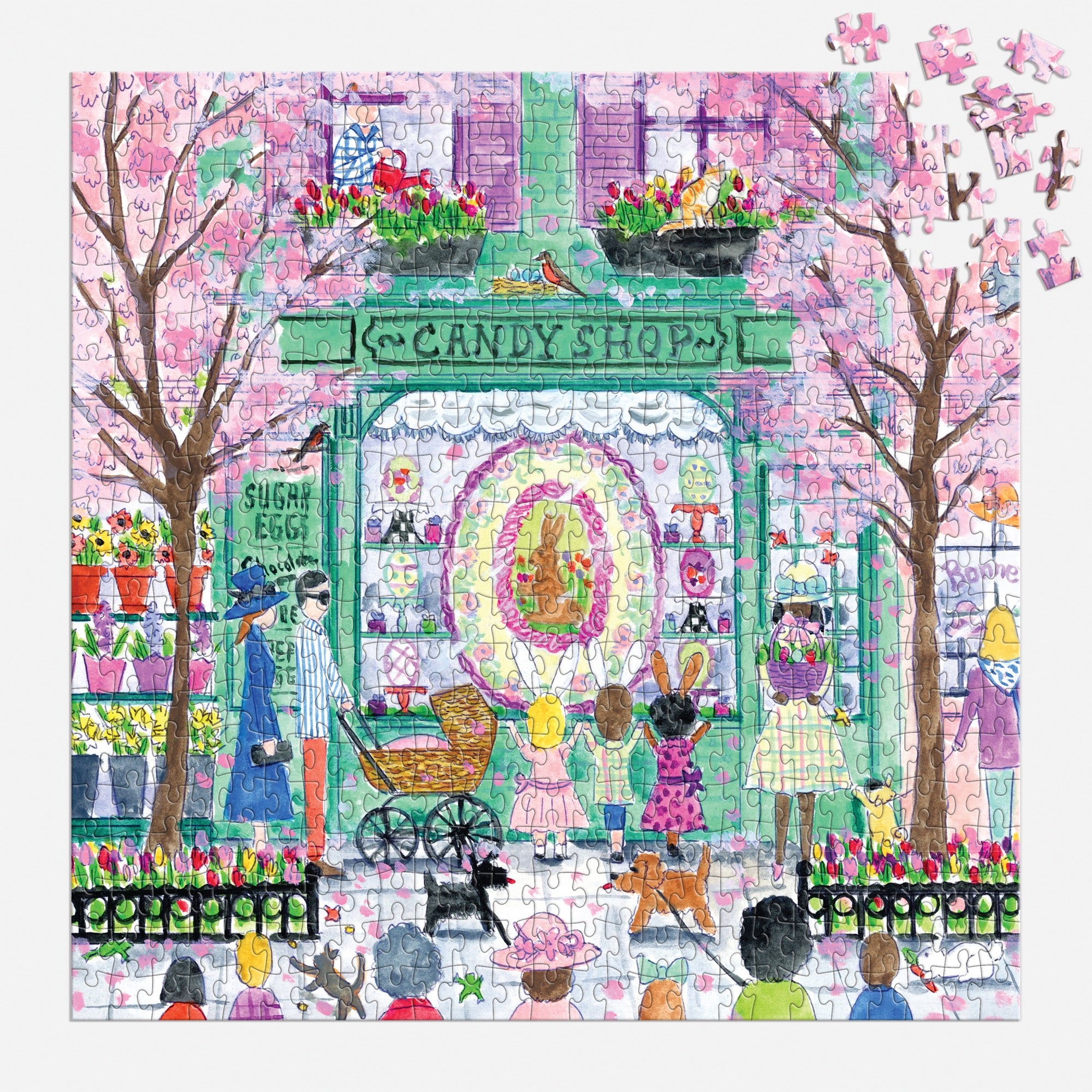 galison-storrings-easter-candy-shop-puzzle-500-teile-ostern image 4