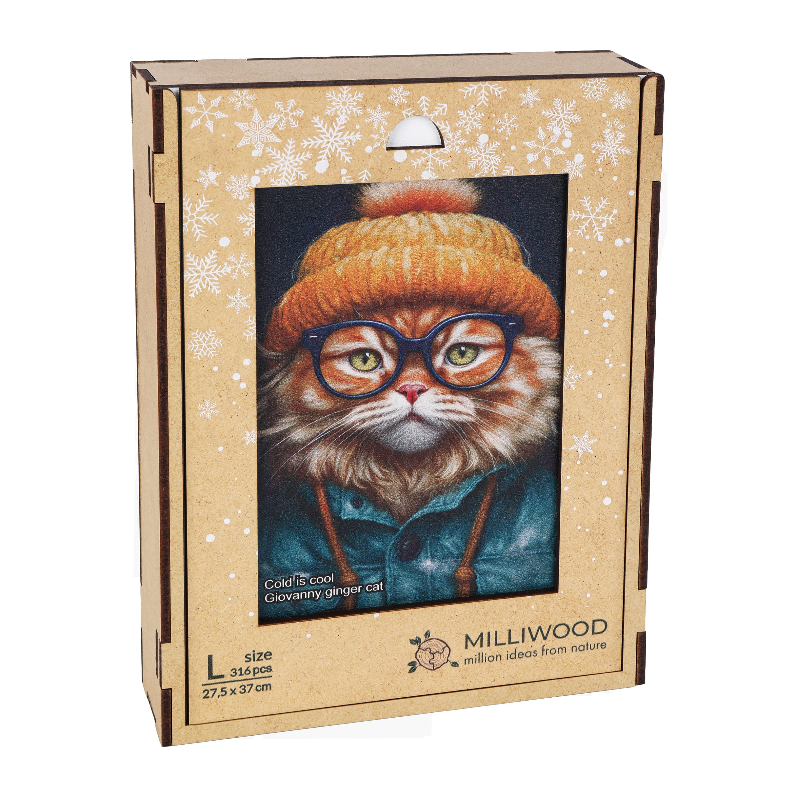 milliwood-cold-is-cool-giovanny-ginger-cat-holzpuzzle-katze image 4