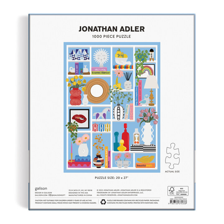 galison-jonathan-adler-shelfie-1000-teile-puzzle-b-cherregal image 4