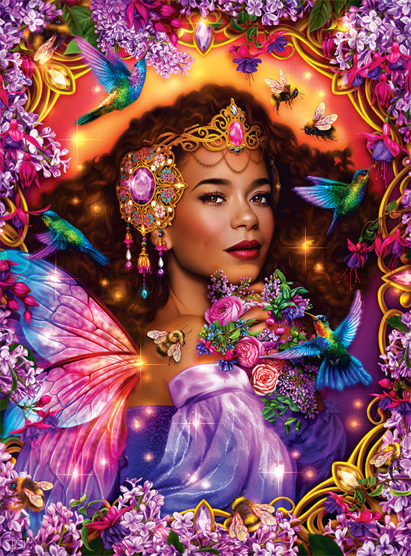 buffalo-games-summer-queen-puzzle-1000-teile-glitzer-fantasy image 2