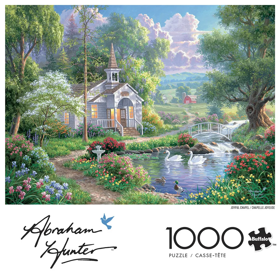 buffalo-games-jigsaw-puzzles-joyful-chapel-puzzle-1000-teile image 1