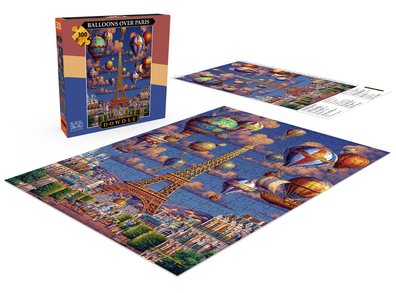 buffalo-games-dowdle-balloons-over-paris-300-teile-puzzle-xxl-teile image 3