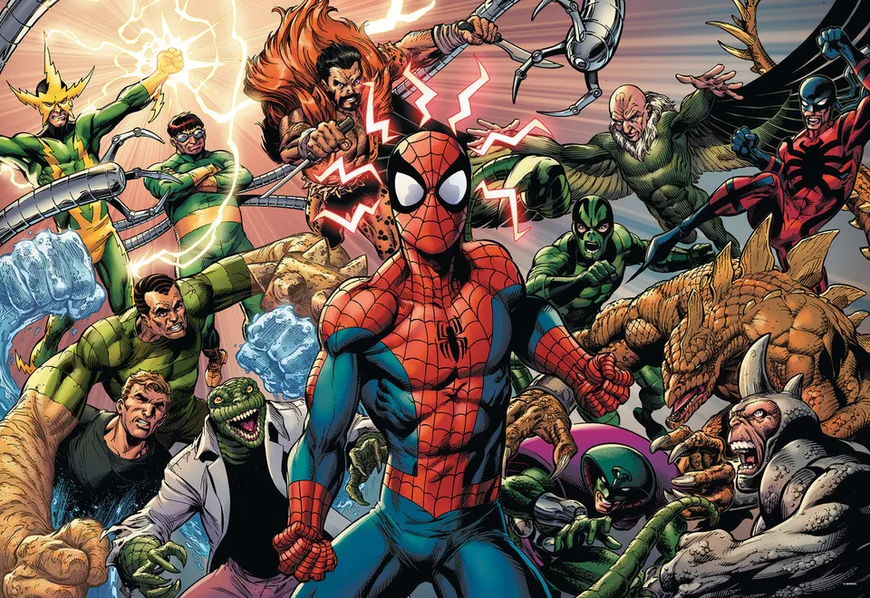 buffalo-games-sinister-war-puzzle-2000-teile-spider-man image 1