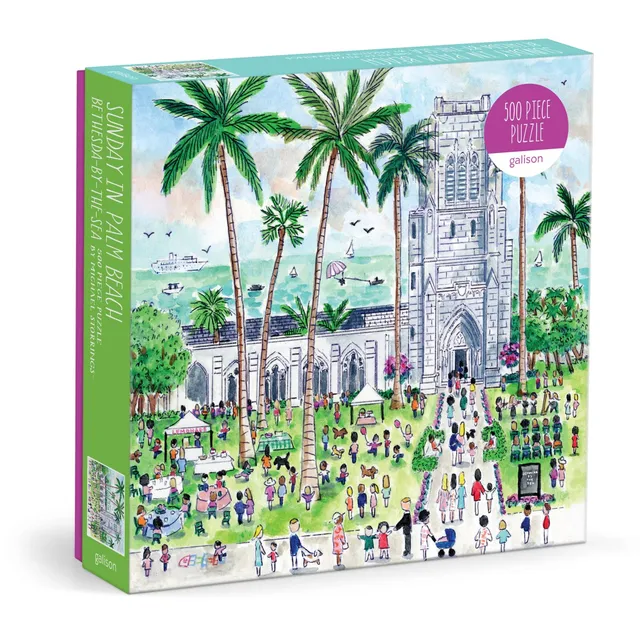 galison-jigsaw-michael-storrings-palm-beach-puzzle-500-teile image 1