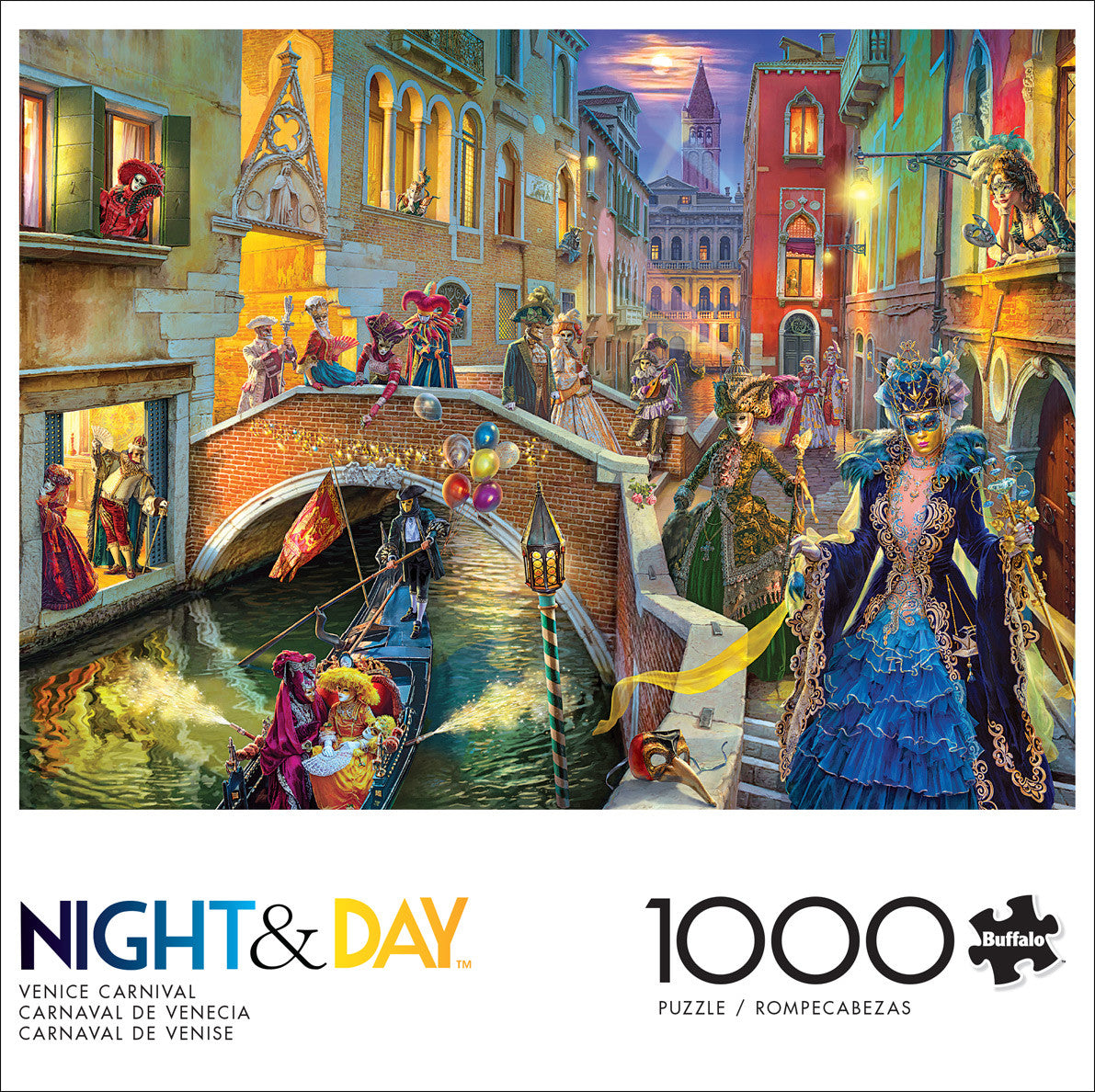 buffalo-games-night-day-venice-carnival-1000-teile-puzzle image 4
