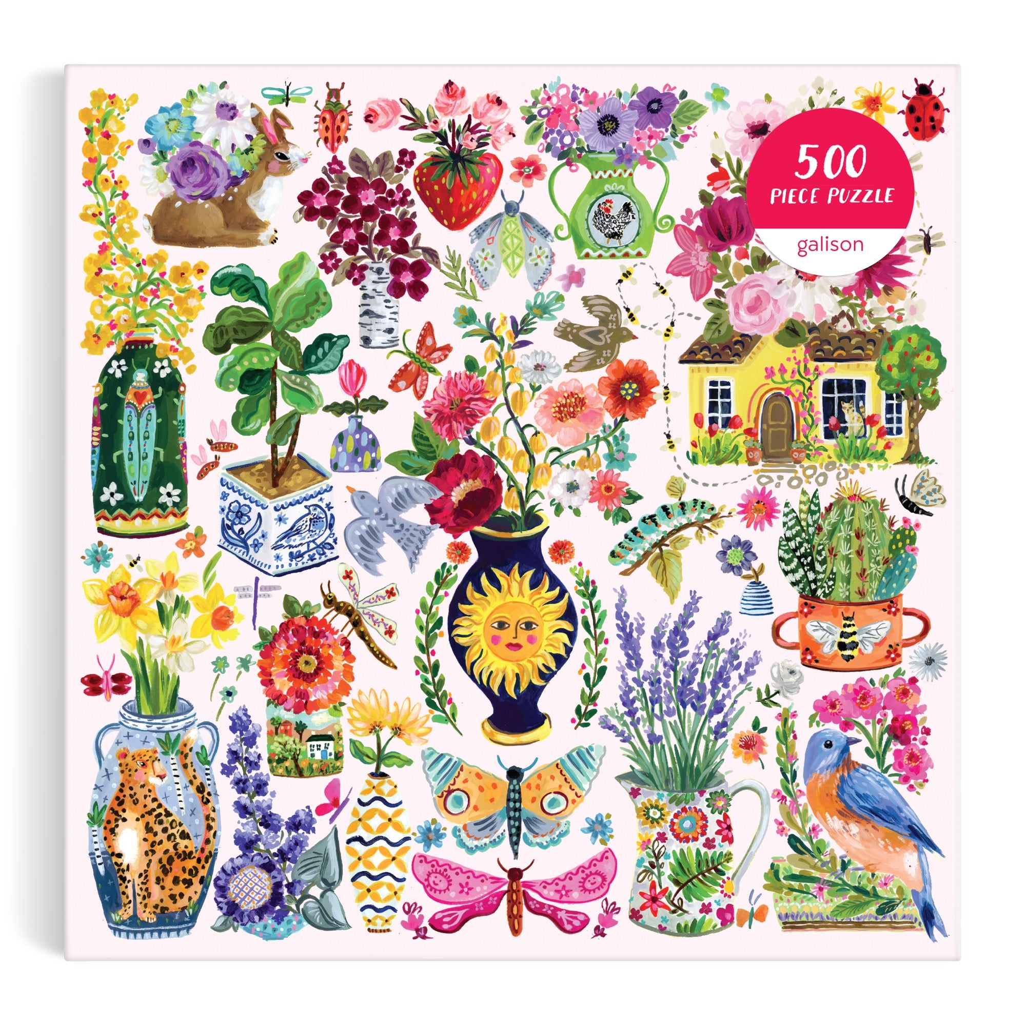 galison-buzzy-bouquets-puzzle-500-teile-blumen image 2