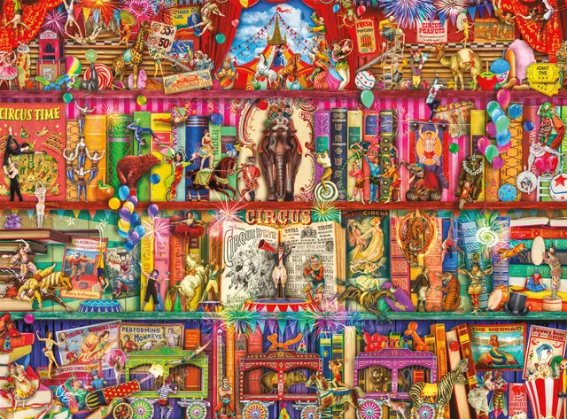 buffalo-games-aimee-stewart-circus-extravaganza-puzzle-1000-teile image 1