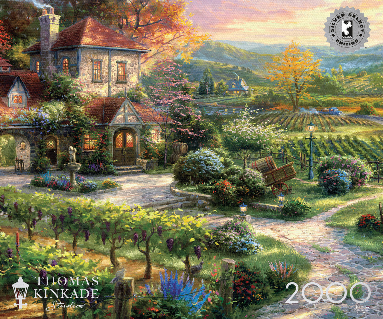 buffalo-games-thomas-kinkade-wine-country-puzzle-2000-teile image 1