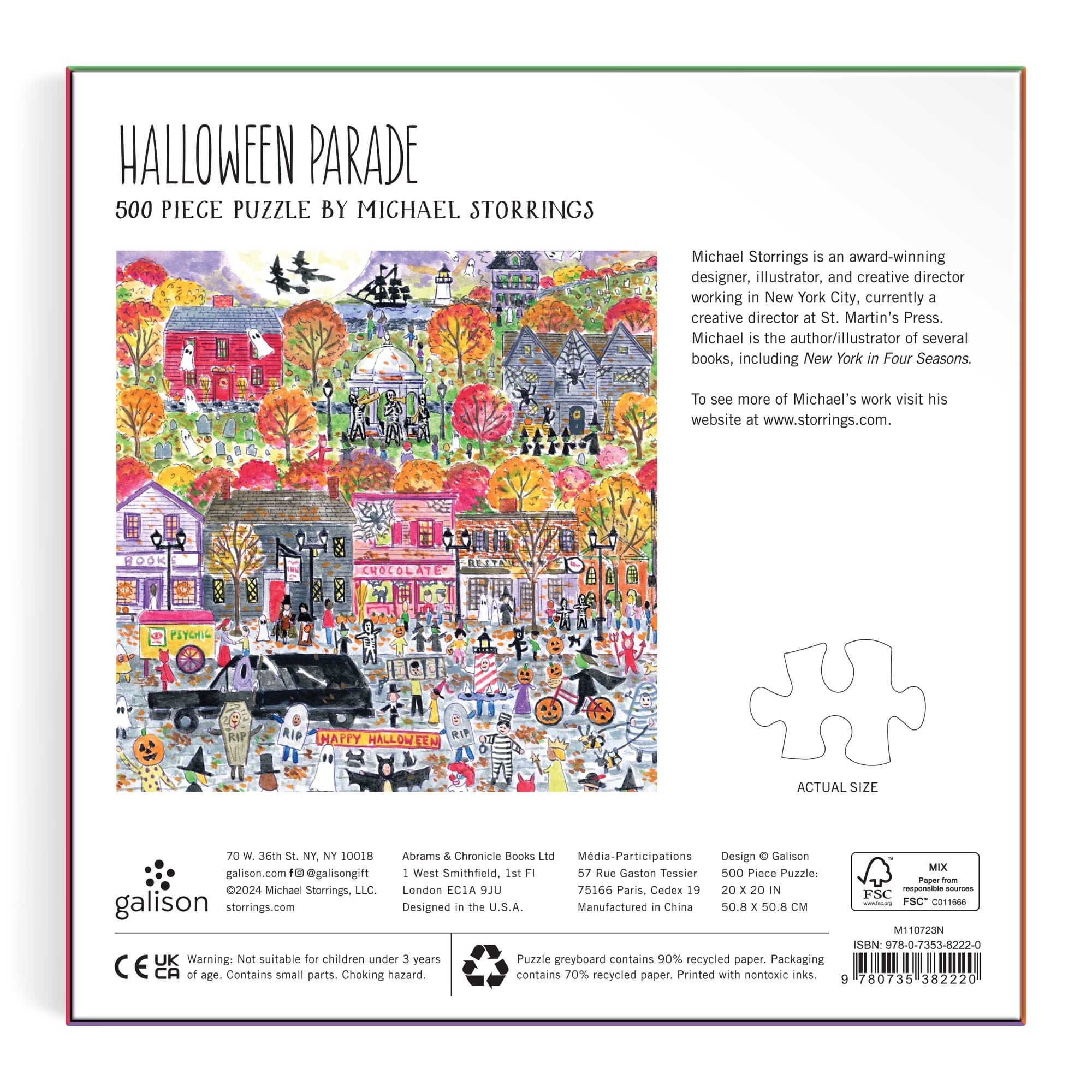 galison-halloween-parade-500-teile-puzzle-storrings image 5