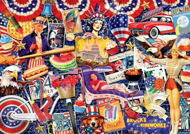 buffalo-games-all-american-collage-puzzle-500-teile image 1