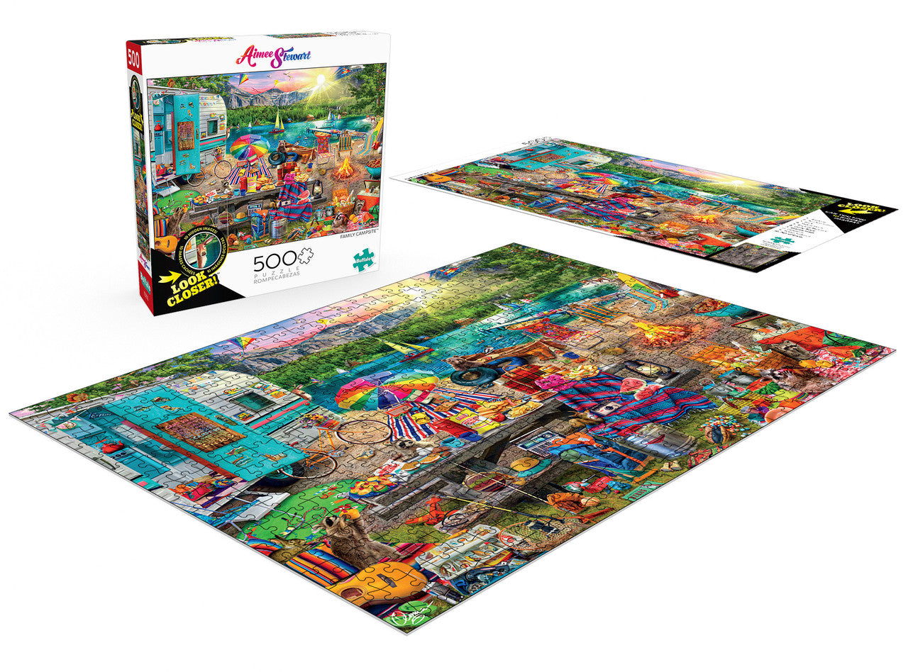 buffalo-games-look-closer-family-campsite-puzzle-500-teile image 5