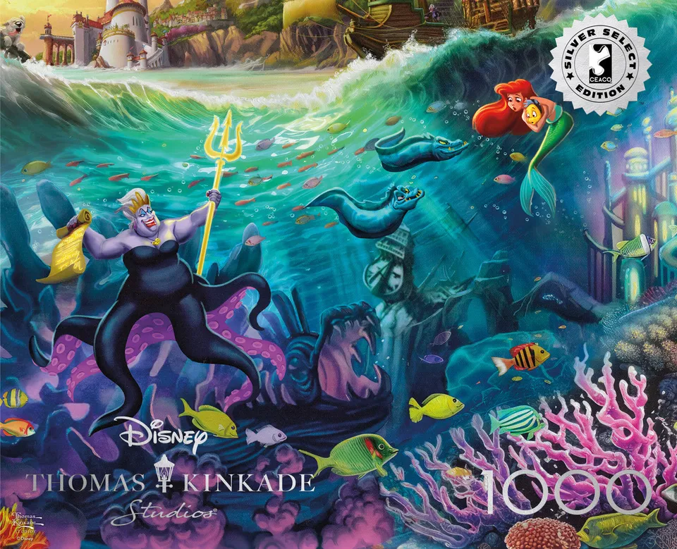 buffalo-games-silver-select-disney-ursula-puzzle-1000-teile image 1