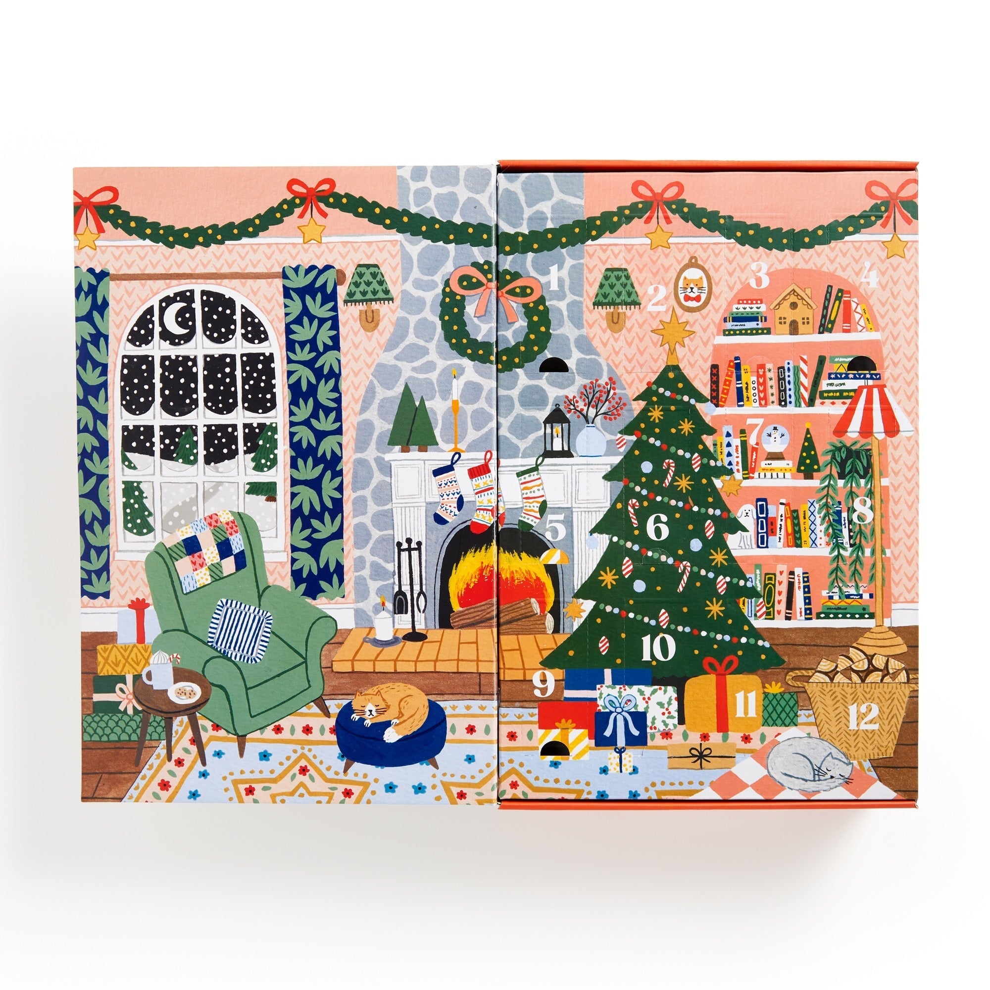 galison-home-for-holidays-adventskalender-puzzle-500-teile image 4