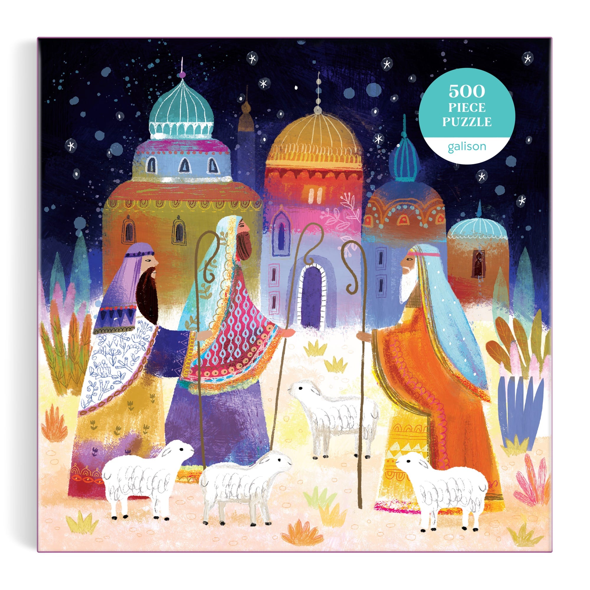 galison-journey-of-three-kings-puzzle-500-teile-weihnachten image 2