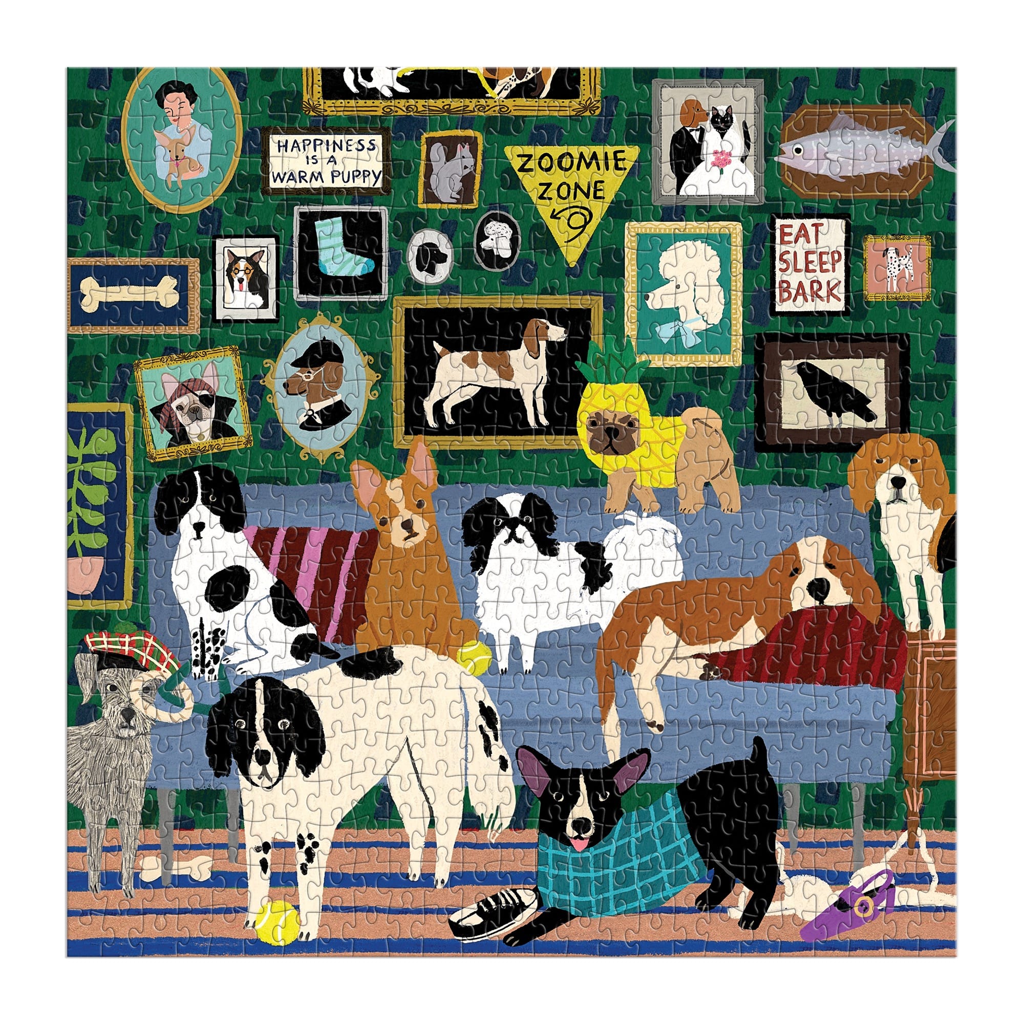 galison-lounge-dogs-500-teile-puzzle-hunde image 3