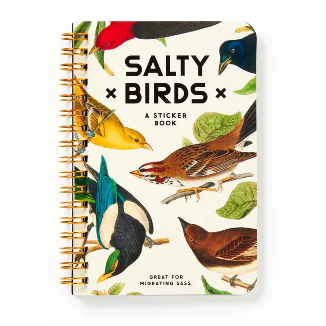 galison-salty-birds-stickerbuch-aufkleberbuch-20-seiten-vintage image 1